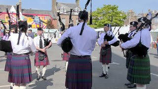 Heights of Dargai set by Stonehaven Pipe Band at the 2018 Feein Market in Aberdeenshire Scotland [upl. by Boyer]