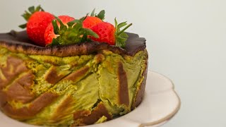 Matcha Basque Cheesecake [upl. by Hubie]