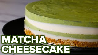 Matcha Layered Cheesecake [upl. by Maletta153]