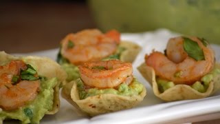 APERITIVO DE CAMARONES CON GUACAMOLE  Cómo Hacer Aperitivos  SyS [upl. by Meriel]