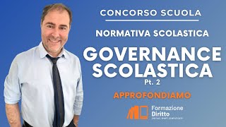 Governance scolastica Pt 2 approfondiamo il tema [upl. by Ycam]