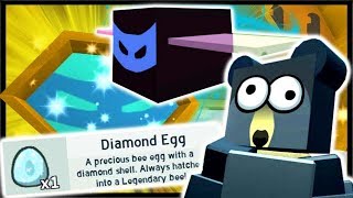 NINJA BEE LEGENDARY FROM DIAMOND EGG  Roblox Bee Swarm Simulator [upl. by Nedrah]