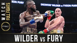 Wilder vs Fury 1 FULL FIGHT PBC on Showtime  December 1 2018 [upl. by Prebo]