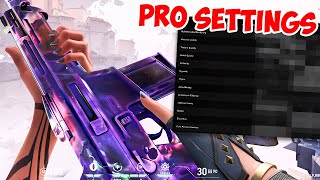 BEST VALORANT Settings for PERFECT Aim FPS Sensitivity Crosshair [upl. by Eyr685]