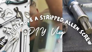 How to Remove Stripped Allen Screw [upl. by Leile]