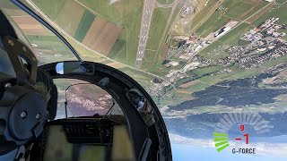 HUNAF Gripen solo display at AIRPOWER22 [upl. by Eneladgam]