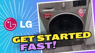 LG Washer Dryer Combo Freestanding  Review and How to Use [upl. by Zimmermann151]