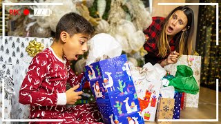 We CAUGHT our SON Opening Christmas Presents EARLY  The Royalty Family [upl. by Atsahc460]