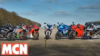 MCN 2017 Superbike Shootout  Road Test  Motorcyclenewscom [upl. by Allain798]