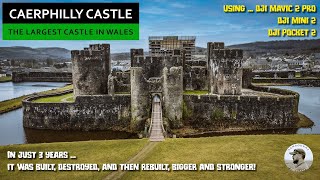 Caerphilly Castle  The Largest in Wales 2nd in Britain [upl. by Fanchette]