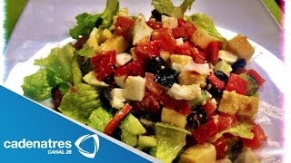 Receta de Ensalada Italiana  Receta de cómo hacer ensalada Italiana [upl. by Petulia]