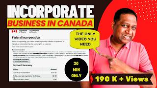 Registering A Corporation In Canada Under 30 Minutes  How To Register Business Canada 🔥 [upl. by Airetas]