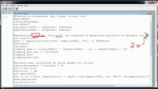 Stratified Sampling in R part 2 [upl. by Orimisac]