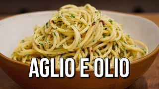 Spaghetti Aglio E Olio  Garlic And Oil Pasta Recipe [upl. by Henriques241]