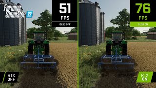 Farming Simulator 22  4K NVIDIA DLSS Comparison [upl. by Bagley252]