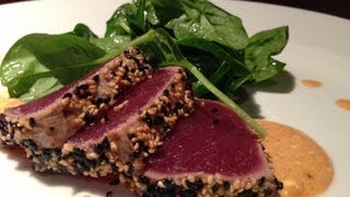 Seared Ahi Tuna Recipe [upl. by Ecinahs]