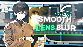 Smooth Lens Blur Transition  After Effects AMV Tutorial [upl. by Silma]