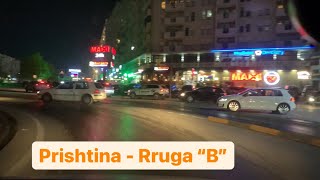 Prishtina  Rruga B night view [upl. by Radferd977]