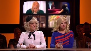 Tine Embrechts en Nathalie Meskens gaan op de vuist voor Guga  Tegen de Sterren op  VTM [upl. by Anaigroeg]