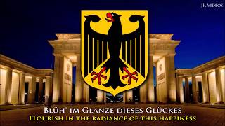 National Anthem of Germany DEEN lyrics  Deutsche Nationalhymne [upl. by Elleinwad]