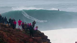 Olas gigantes en Nazaré [upl. by Notelrac933]