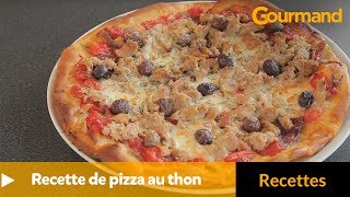 Recette de pizza au thon [upl. by Anoval]