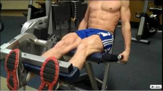 How To Leg Extension Cybex [upl. by Tildie313]