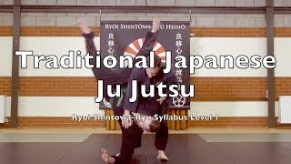 54 JuJutsu Techniques  Self Defence Syllabus  Traditional Japanese Ju Jutsu Ryu [upl. by Ahsirak]