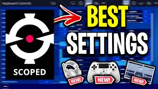 Scoped Fortnite Chapter 2 Settings Controller Binds and Setup Tfues DUO [upl. by Amadas]