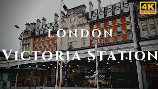 London Victoria Station Walk Through England 4K [upl. by Bela]