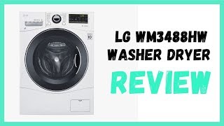 LG WM3488HW Review ✅ LG WM3488HW WasherDryer Combo [upl. by Girardo]