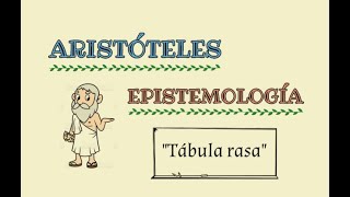 Epistemología de ARISTÓTELES [upl. by Urien]