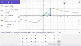 Integrales con geogebra [upl. by Merci]