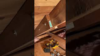 How to Fix a Cracked Rafter by Sistering Boards Together [upl. by Vivian195]