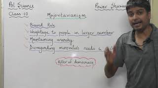 What is MAJORITARIANISM   class 10 Political science chapter Power Sharing [upl. by Tyrrell]