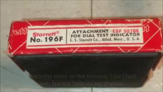 Starrett No 196f Hole Attachment Universal Back Plunger [upl. by Neira]