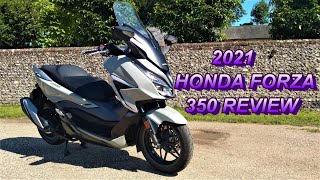 ★ 2021 HONDA FORZA 350 REVIEW ★ [upl. by Perrine669]