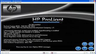 Setting up the iLO3 Interface on the HP DL360 G7 Server [upl. by Nahguav881]