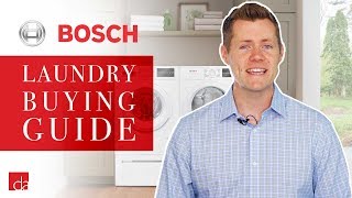 Bosch Washer Dryer  300 vs 500 vs 800 Series Compared [upl. by Elyc68]