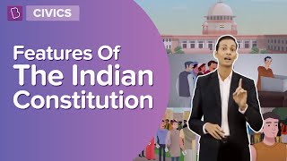 Features Of The Indian Constitution  Class 8  Civics  Learn With BYJUS [upl. by Rori]