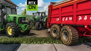 FS 22 Next Level RTX Graphics  Realistic mod amp Maximum settings gameplay  Looks like REAL LIFE [upl. by Ahsirtap]