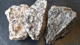 Geology Granite Granodiorite and Diorite [upl. by Kcinemod]