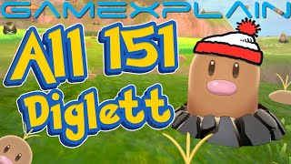 All 151 Diglett Locations in The Isle of Armor  Pokémon Sword amp Shield DLC Guide [upl. by Cavit]