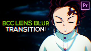 BCC Lens Blur Transition in Premiere Pro Tutorial [upl. by Allegna]