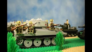 The battle of Kursk 1943  The biggest tankbattle in history  Lego WW2 stopmotion  Eastern front [upl. by Nodnrb]