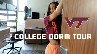 COLLEGE FRESHMAN DORM TOUR  VIRGINIA TECH [upl. by Idleman]