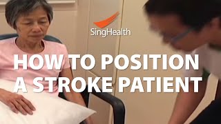 How To Position A Stroke Patient [upl. by Nodnab651]