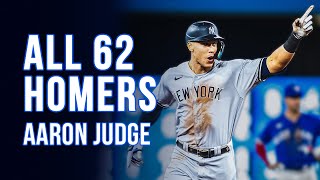 ALL 62 Home Runs from Aaron Judges Unforgettable Season [upl. by Ellessig]