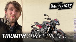 2021 Triumph Street Triple R Review  Daily Rider [upl. by Cote76]