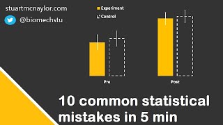 Ten Statistical Mistakes in 5 Min [upl. by Llecrad636]